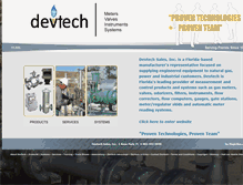 Tablet Screenshot of devtechsales.com
